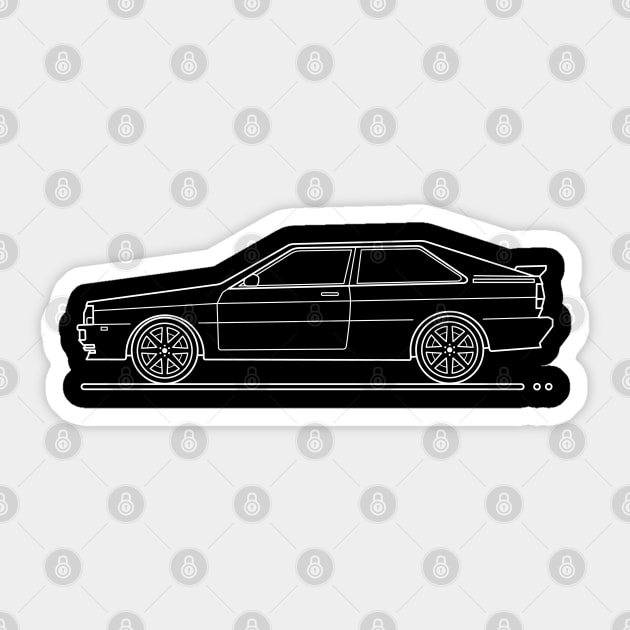 Q Car W Sticker by garistipis